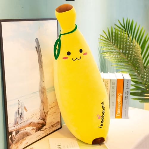 Kids Pillows Plush Banana£¬Cute Soft Comfortable Hugging Pillow Birthday Gifts for Kids.1 Piece Yellow (27.5inch)