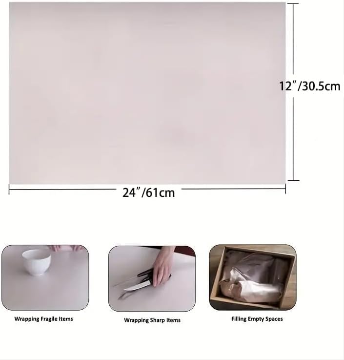 Packing Paper - 100 Sheets Newsprint for Moving & Wrapping | Essential Packing Supplies (12 x 24 in)