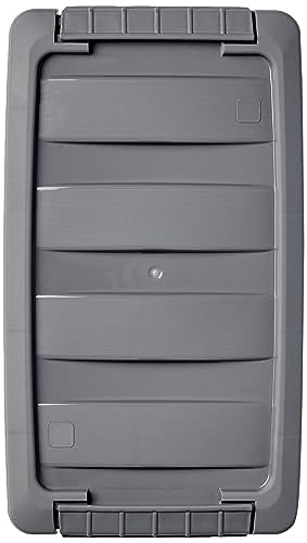 5-Quart Stackable Plastic Storage Bins with Latching Lids - Set of 10