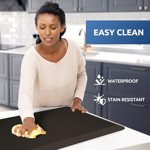 KitchenClouds Chocolate Cushioned Anti-Fatigue Kitchen Mat 60"L x 17.3"W