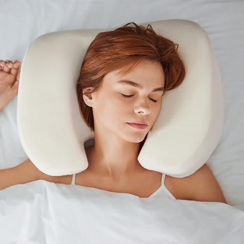 NextSleep Back Sleeper Pillow with Adjustable Height & Satin Cover