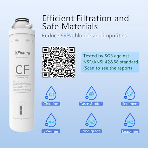 1-Year Replacement Water Filter Set for Y7/Y7P/Y7T Series - Pack of 4 Filters