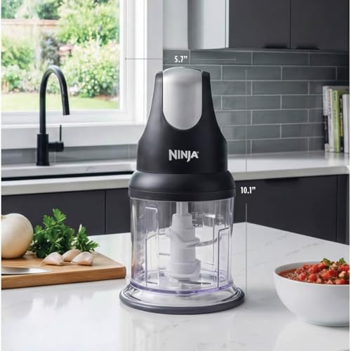 Ninja Express Chop Manual Food Processor 16oz Gray NJ100GR