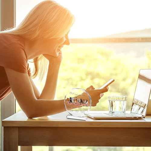 Gerrii Horse Acrylic Christian Gifts for Women Christmas Birthday Inspirational Religious Gifts for Friends Bible Verse Table Decor Motivational Scripture Prayer Mom Female Coworker Sister Plaques