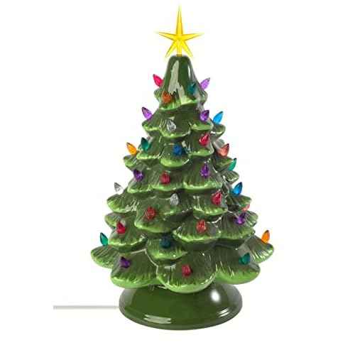 Creative Hobbies Gold Stars for Ceramic Christmas Tree Lights Plastic Light Decorations - Replacement Parts Christmas Tree Ornaments | 2 Pack