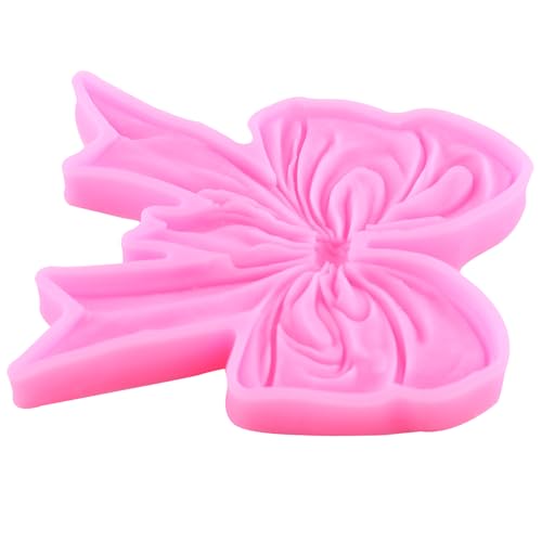 Mujiang Bow Silicone Mold Christmas Bow Fondant Molds Set of 3 - Style G