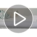 Queen Cooling Mattress Topper with Plush Pillow Top - Classic Square White
