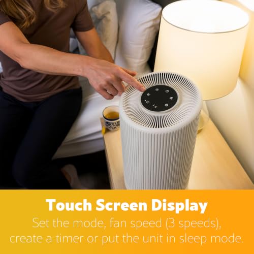 Kenmore Air Purifier with H13 True HEPA Filter - White, 850 Sq.Ft Coverage