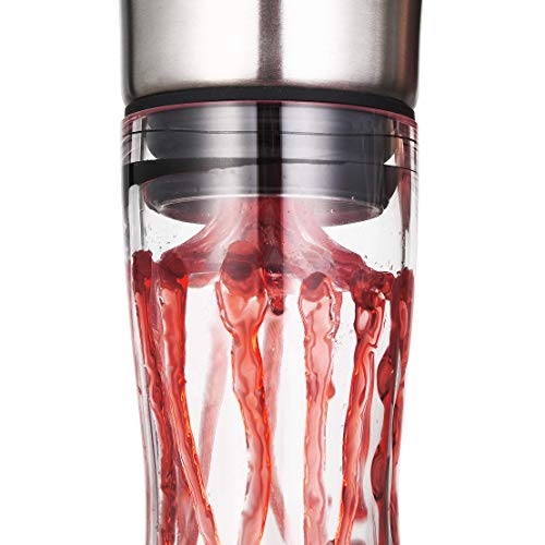750ml Red Wine Decanter with Built-in Aerator - Crystal Glass Carafe