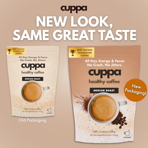 Medium Roast Mushroom Coffee with Adaptogens & Superfoods - 30 Servings