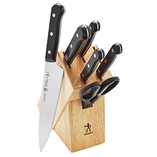 Henckels Solution 7-Piece Knife Set - Brown Handle, Razor-Sharp German Cutlery