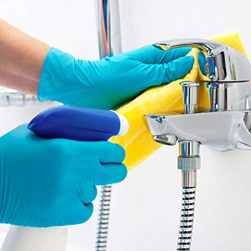 Nitrile Exam Gloves Large Blue Powder-Free Latex-Free Medical Gloves - Case of 1,000