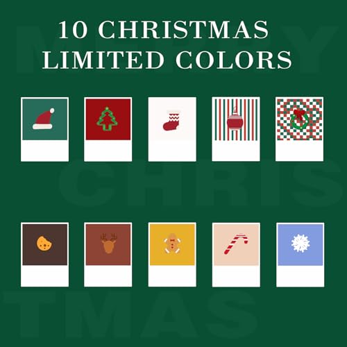ADIIL Christmas Bead Bracelet Making Kit - 7200pcs Polymer Clay Jewelry Supplies
