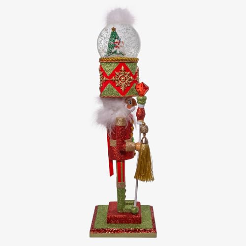 Kurt Adler 20" Animated Musical Nutcracker Water Globe Holiday Decor