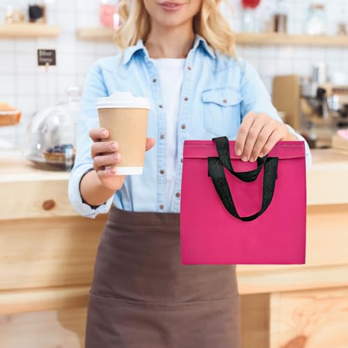 Insulated Take Out Bags Bulk 120 Pack - Hot Cold Food Delivery Cooler Bags