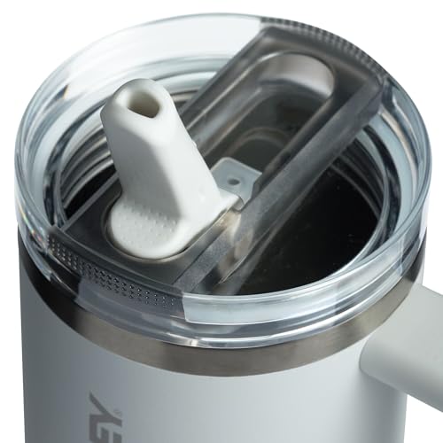 STANLEY Quencher ProTour Flip Straw Tumbler with Leakproof Lid 30 oz | Built-In Straw and Handle | Cup Holder Compatible for Travel | Insulated Stainless Steel Cup | BPA-Free | Frost