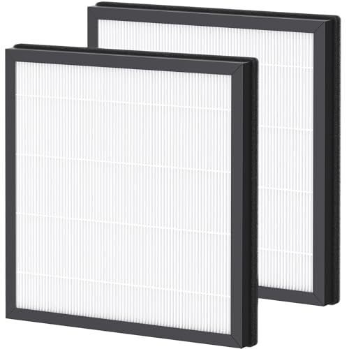White 2 Pack Air Purifier Replacement Filter for FreAire HAP605 & HAP607