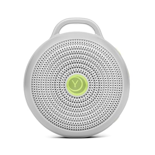 Yogasleep Hushh Portable White Noise Sound Machine for Baby & Sleep Aid - 3 Soothing Sounds, Night Light, Compact & Rechargeable