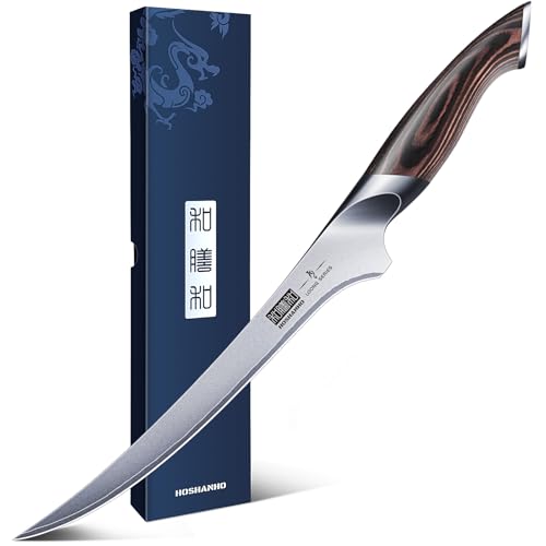 HOSHANHO 9-Inch Japanese Fish Fillet Knife - Sharp Boning & Fillet Knife