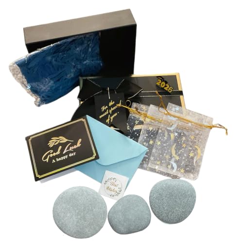 Lifetop DIY Painting Rocks Set - Medium Flat Smooth Stones for Gifts, Crafts & Decor