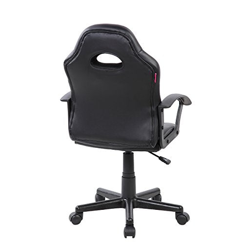 Techni Mobili Kids Racing Gaming Chair - Adjustable Desk Chair, Red