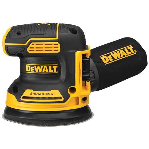 20V MAX XR Brushless Orbital Sander Tool Only - Variable Speed, Dust Collection