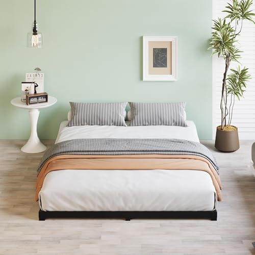 Full Size Low Profile Bed Frame - 3 Inch Metal Platform, No Box Spring Needed