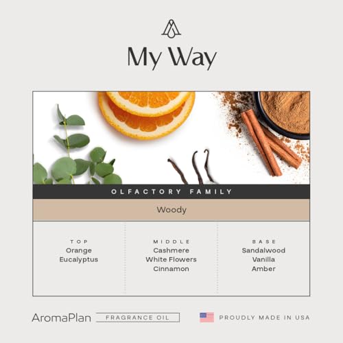 AromaPlan My Way Hotel Diffuser Oil 5.07 Fl Oz - Luxury Fragrance for Waterless & Water-Based Diffusers