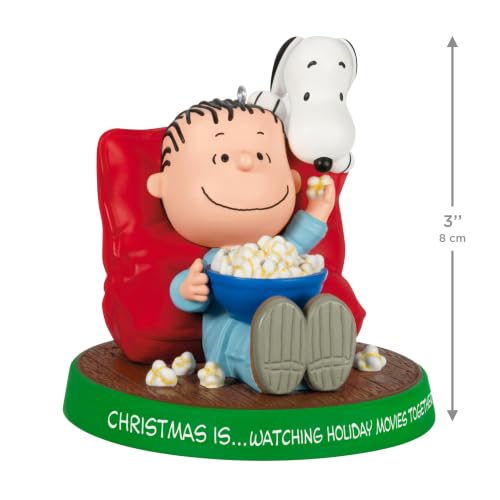 Hallmark Keepsake Peanuts Christmas Ornament Watching Holiday Movies Together