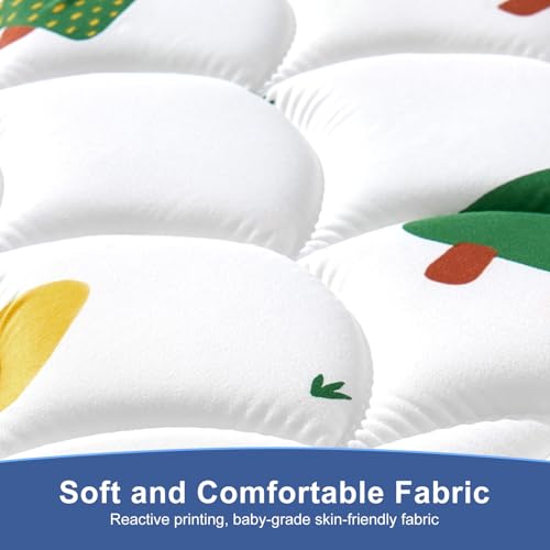 Mini Crib Mattress 38x24x4 Forest - Firm Support, Hypoallergenic, Noiseless