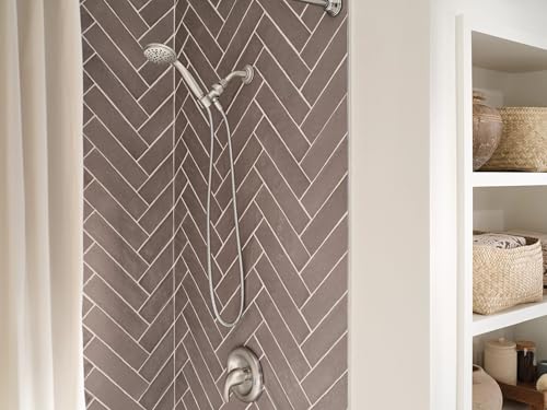 Spot Resist Brushed Nickel Shower Head with Handheld Sprayer - 6 Spray Settings, 218H0SRN - Classic Variation