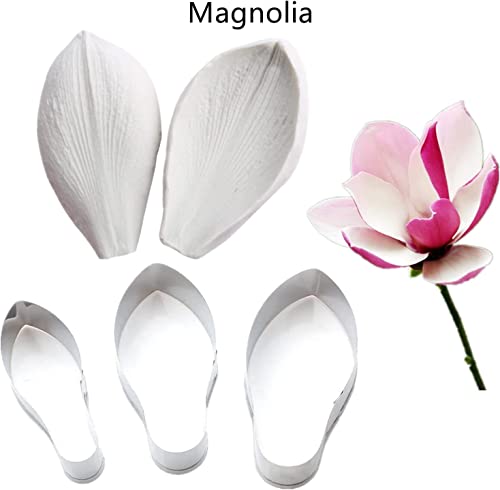 Gum Paste Flower Molds & Fondant Cutters Set for Cake Decorating