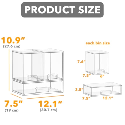 SpaceAid Bottle Storage Organizer Baby - Acrylic Bottles Station