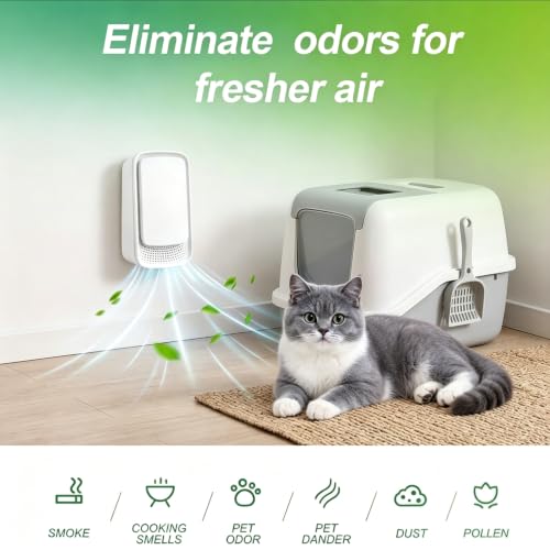 TRPYD 4 Pack Negative Ion Air Purifiers for Bedroom Kitchen Office Portable Odor Smoke Dust Pet Air Cleaner