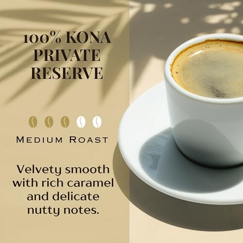 Kona Coffee Ground - Private Reserve 100% Hawaiian Medium Roast, 7 oz - Variation of THIS listing