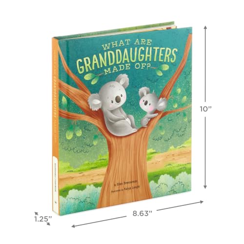 Recordable Children's Book - What Are Granddaughters Made Of? - Hardcover, Rhyming Story with Voice Message