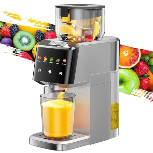 VCK Titanium Gray Cold Press Juicer with 5.12" Wide Feed Chute & High Juice Yield