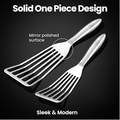 Gourmet Easy Fish Spatula Set - Ultra-Thin Edges for Flipping & Turning, Original