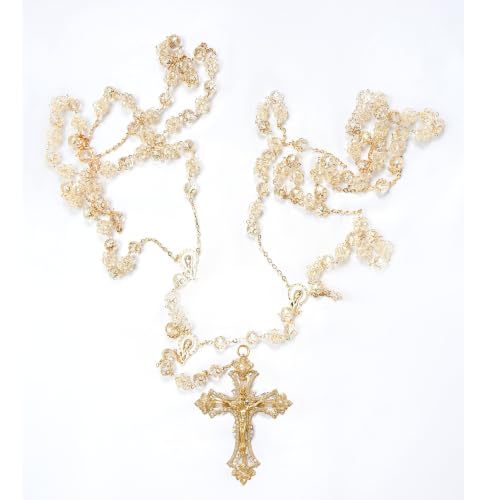 14k Gold Plated Wedding Lasso for Catholic Ceremony with Virgen de Guadalupe Gift Box