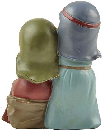 Miniature Holy Family Nativity Figurine - 2.56 Inch Tabletop Christmas Decoration