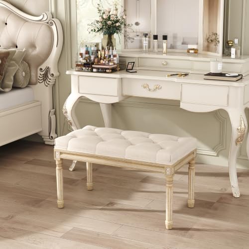 Yusong Upholstered Bench, Bedroom Bench for End of Bed, Piano with