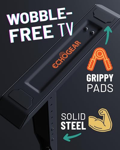 Universal TV Stand for 49-77 Inch Flat Screen TVs Up to 100 lbs Adjustable Height