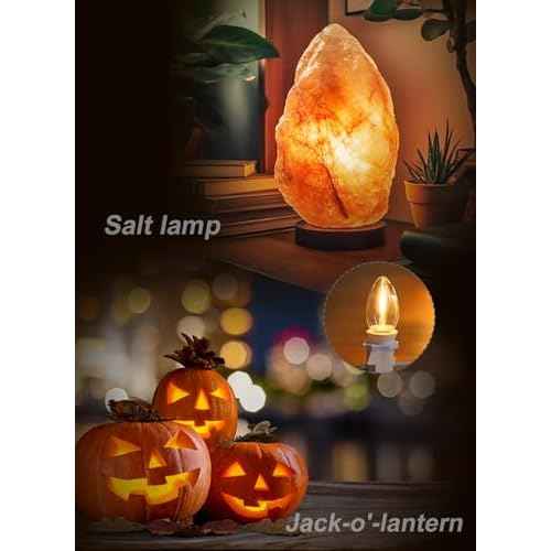 Set of 2 Accessory Cord with One Led Light Bulb 6Ft Blow Mold Light IndoorString Lights, C7 Lamp with Spare Fuse forHalloween and Christmas Decorations.Craft Village House Decoration