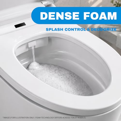 Foam Shield Toilet Cleaner 2 Pack - Liquid Deodorizing Stain-Resistant 480ml