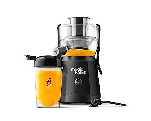 Mini Juicer with 16oz Cup & Black Finish - Space-Saving Countertop Design