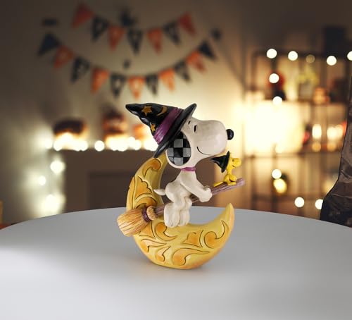 Jim Shore Peanuts Halloween Snoopy & Woodstock Figurine - Handcrafted Home Decor Sculpture
