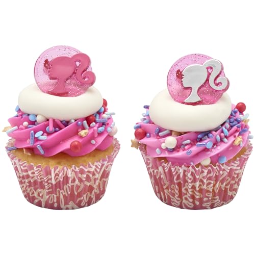 Barbie™ Baking Cups By DecoPac | Pink | 1.8" Cupcake Liners, Greaseproof Paper Cases for Muffins and Cupcakes, Pack of 48