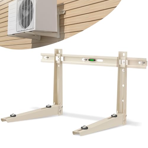 9000-36000 BTU Wall Mount Bracket for Split Air Conditioners - Heavy Duty Support, Galvanized Steel, Up to 550 lbs