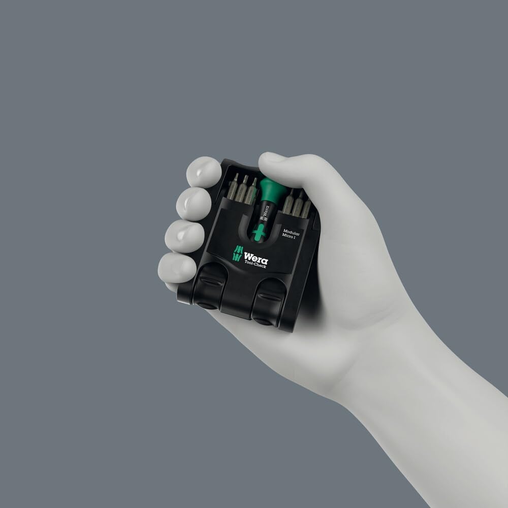 Wera Tool-Check Modular Micro Set - 21 Pieces of Precision Tools for Versatile Use