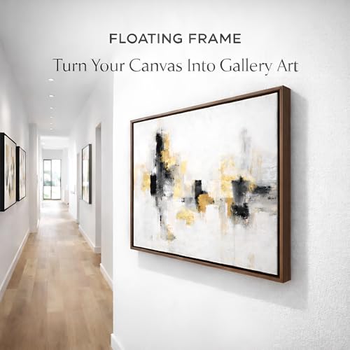 Dark Brown Canvas Floater Frame 24x36 for Stretched Art - B.B.F MAKE